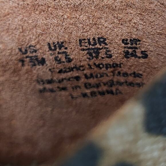 Franco Sarto Leopard Print Flat Slip-On Canvas Espadrilles Square Toe Size 7.5M - Picture 12 of 12